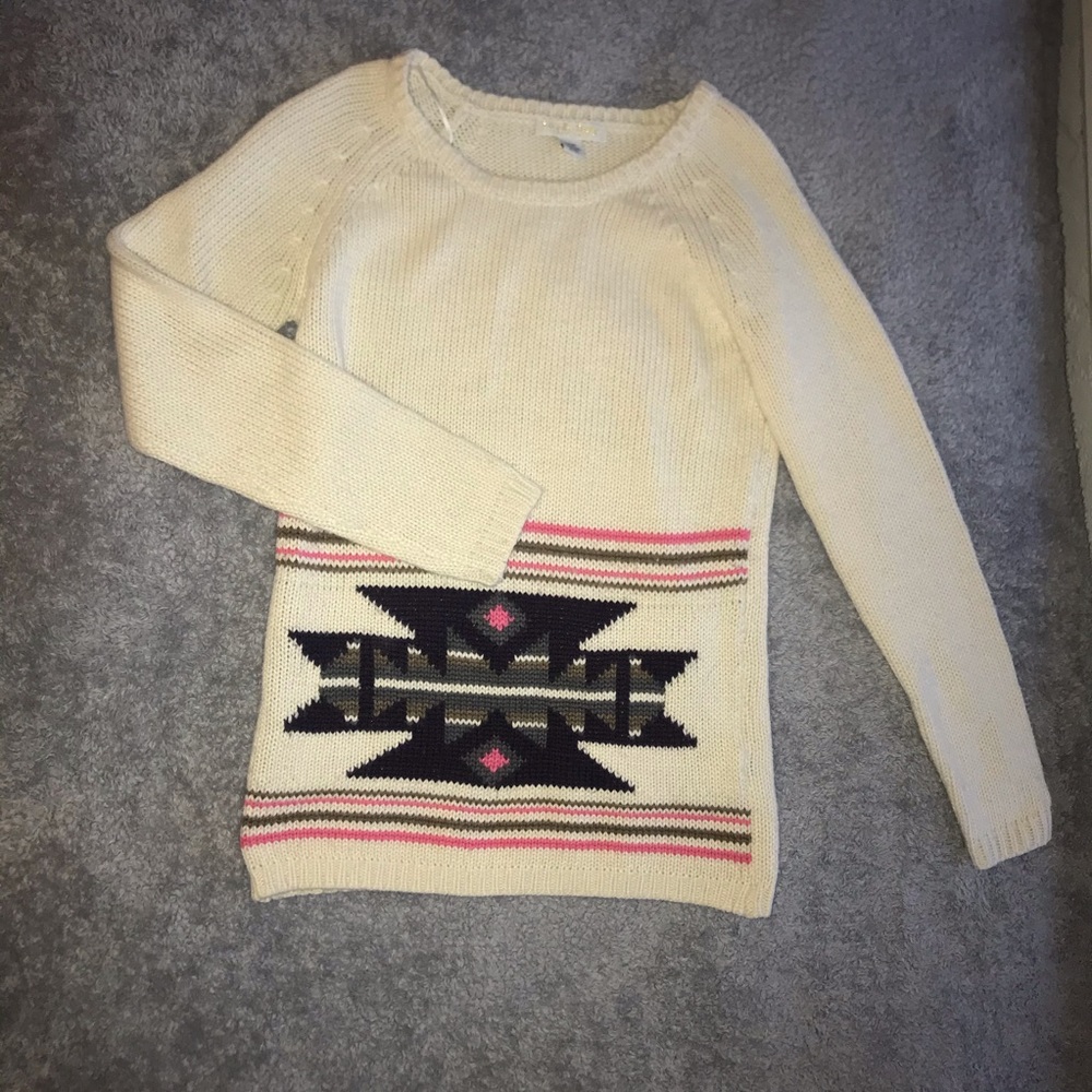 Graphic sweater